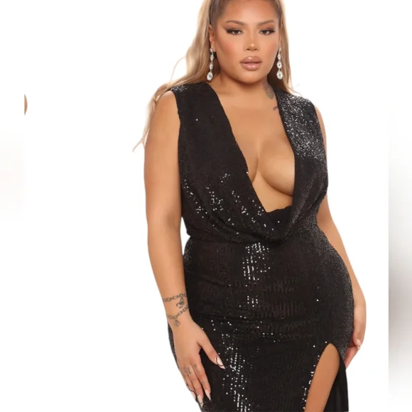 Fashion Nova Sequin Maxi Dress - Picture 6 of 6